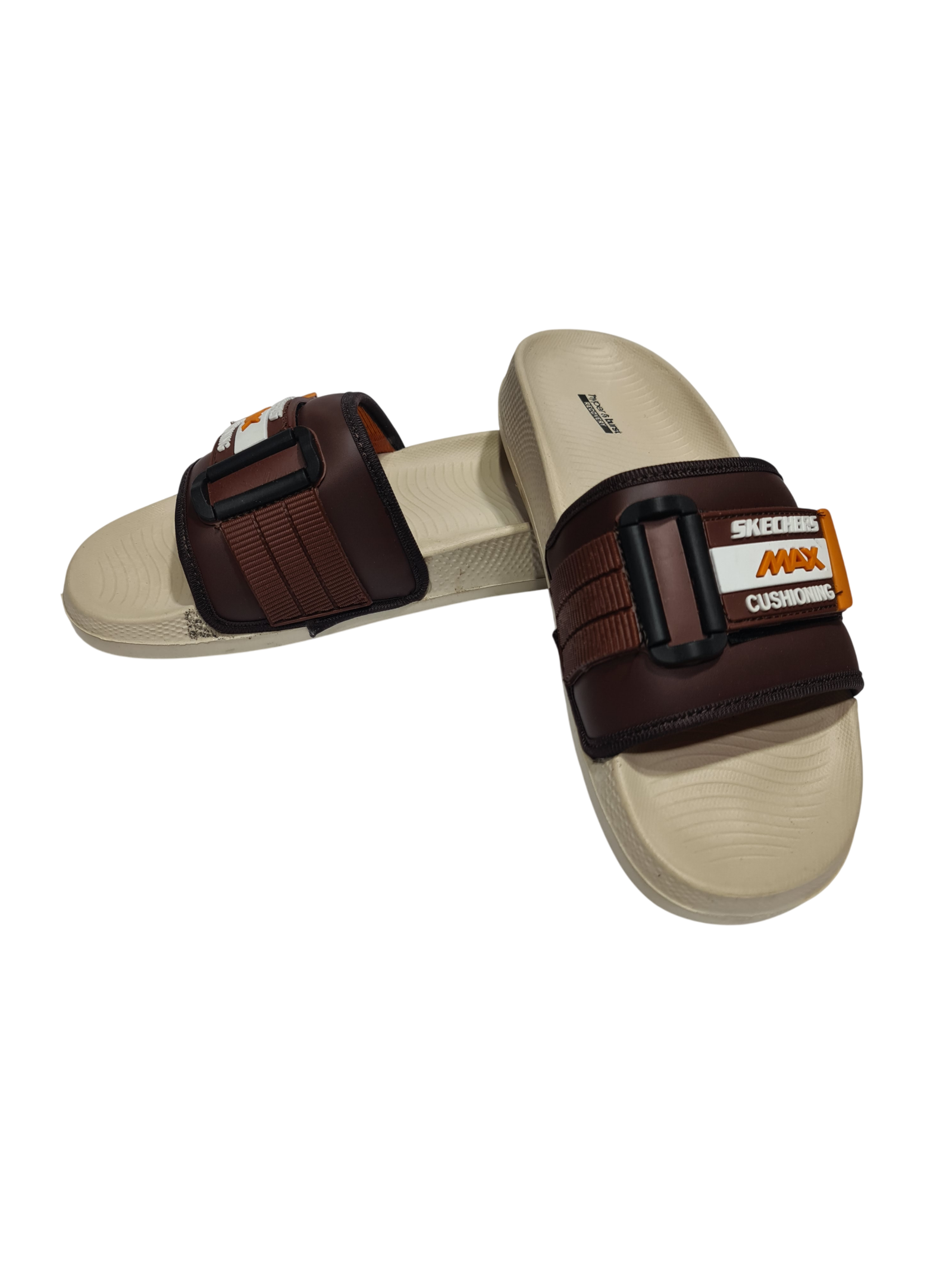 Men Beige Brown Casual Slides